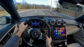 2023 Mercedes C300 POV Test Drive - Horrible Suspension??