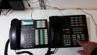 Transferring calls on Nortel Networks Norstar phones.