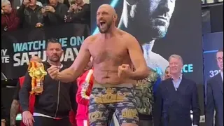 WE HAVE A FIGHT! TYSON FURY AND DILLIAN WHYTE WEIGH-IN BEFORE THEIR HISTORIC WEMBLEY SHOWDOWN