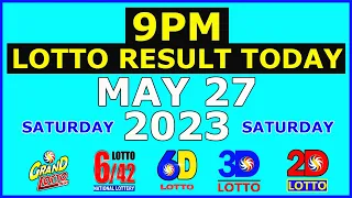 9pm Lotto Result Today May 27 2023 (Saturday)