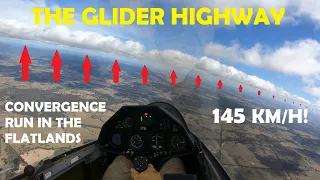4k High Speed Glider Flight. Convergence At Benalla