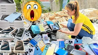 Big Lucky! Found​ Many phone Box,iphone 11 pro max,Tecno Camon 20 pro & More...! At the landfill