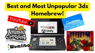 Overview Of The Best and Most Obscure 3ds Homebrew
