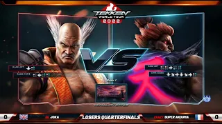 Joka (Heihachi) vs. Super Akouma (Akuma) 2022 TWT Masters - CEO 2022 - Top 8: Losers Quarter-Finals
