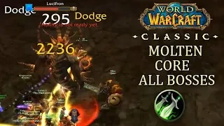 Melee DPS is FUN! Molten Core All Bosses (Rogue PoV) | Classic WoW Gameplay Raid