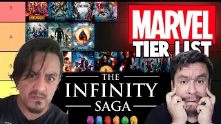 INFINITY SAGA Y MI RANKING DE LAS PELICULAS MARVEL [Tier List Maker]