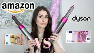 50€ AMAZON  Dyson Air Wrap DUPE im LIVE TEST l Vergleich