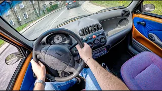 1999 Fiat Seicento [0.9 39 HP] | POV Test Drive #1194  Joe Black