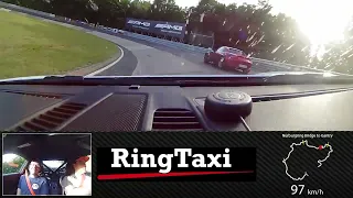 British idiot in a Porsche 911 GT3 RS Ring Taxi (Nurburgring Nordschliffe)