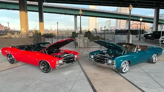 FOR SALE 2 Drop Restomod Chevelles. Call 9168567931 or victorylapclassics on instagram