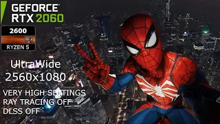 Marvel’s Spider-Man Remastered / UltraWide - VERY HIGH - RTX OFF/ RTX 2060 - Ryzen 5 2600 - 16GB RAM