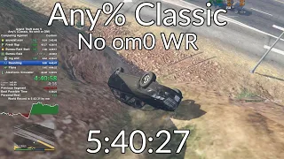 GTA 5 Any% Classic No om0 Speedrun in 5:40:27 (World Record)
