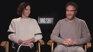 Long Shot: Seth Rogen and Charlize Theron Talk Filming Sexy Scene (Exclusive)