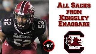 All Sacks from Kingsley Enagbare.  Sack Master for the South Carolina Gamecocks.