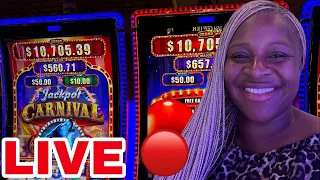 GAMBLE WITH PEACH $100 ON JACKPOT CARNIVAL 🎡 AT SEMINOLE HARD ROCK CASINO 🎰 IN TAMPA, FL