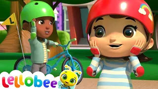 Riding a Bike Song! | Baby Cartoons - Kids Sing Alongs | Moonbug