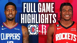 Game Recap: Clippers 122, Rockets 106