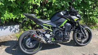 Kawasaki Z900 Performance Edition 2021 fitted with Black Widow De-Cat Headers