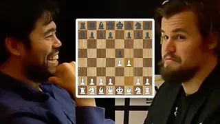 Hikaru Nakamura Plays the KING'S GAMBIT Opening vs. Magnus Carlsen in 2023 Norway Chess