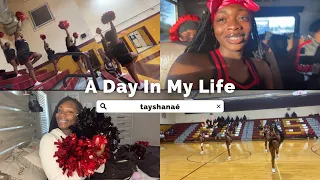 A day in the life of a Varsity Cheerleader || GRWM