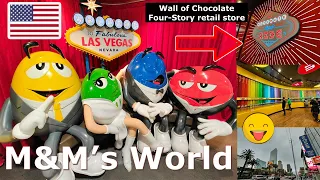 M&M’s World, Store Hours, Parking, Location & Prices, Las Vegas Strip +Walking Tour 2023 @indaynamo