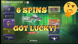 DAMNED TO LIFE MYTHIC CBR4 DROP DRAW CODM (6 Spins) | Mythic CBR4 Amoeba Cod Mobile
