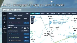 MSFS - Navigraph Charts in Game Tutorial