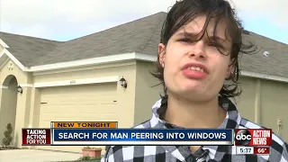 Pasco County deputies search for man they say peered into child's bedroom window