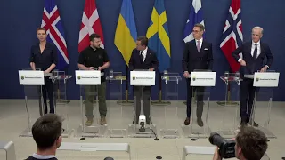 Without interpretation: Nordic-Ukrainian summit on security and defence - Press conference