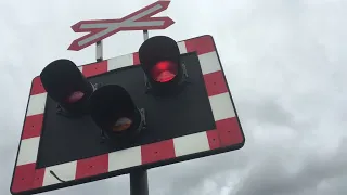 Britannia bridge level crossing