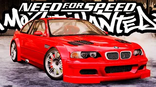 Turbo BMW M3 GTR Junkman POWER in NFS MOST WANTED