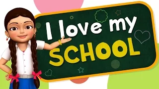 I Love My School | Hindi Rhymes for Children | Infobells