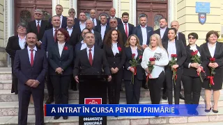 A INTRAT ÎN CURSA PENTRU PRIMĂRIE