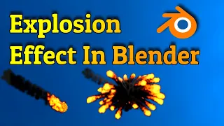 Explosion In Blender  | Mantaflow Fire And Smoke Simulation