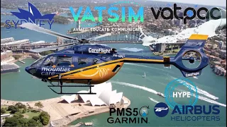 MSFS 2020 Hype Performance H145 on Vatsim. Sydney, Australia world update 7 & Orbx