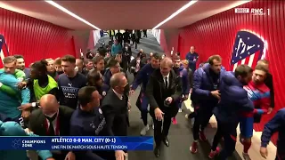 Full Man City Vs Atletico Madrid Player Fight ON Tunnel