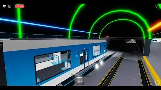 Roblox Automatic Subway: Old | Driving a MP88 on the Line 1 Started from Depot *Fail at Jade Bridge