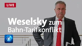 GDL-Vorsitzender Weselsky zum Bahn-Tarifkonflikt