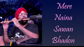 Mere Naina Sawan Bhadho | Naina Special | Ballu Flute | Cover  |