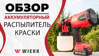 ПРОТЕСТИРОВАЛИ РАСПЫЛИТЕЛЬ КРАСКИ WIEKK || ОБЗОР АККУМУЛЯТОРНОГО КРАСКОПУЛЬТА