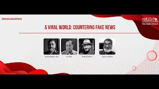 Countering fake news | With N. Ram, Sreenivasan Jain, Pratik Sinha | The Hindu Lit Fest 2024