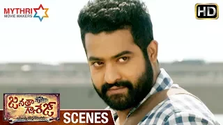 Jr NTR Stylish Fight | NTR Powerful Dialogues | Janatha Garage Telugu Movie Scenes | Mohanlal