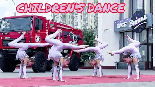 Gymnastic dance "Cranes" circus studio "Romantics" DK MAZ Minsk (children).