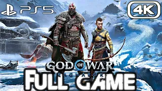 GOD OF WAR RAGNAROK Gameplay Walkthrough FULL GAME (PS5 4K 60FPS) No Commentary