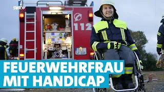 Feuerwehrfrau im Rollstuhl - Trotz Handicap Leben retten!