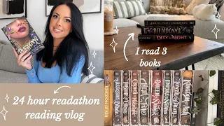 reading as many books as I can in 24 hours 📚 reading vlog, YA fantasy, & of course book mail