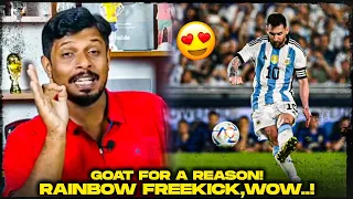 😮‍💨Rainbow Free Kick..!🌈Raftalks Messi Free Kick Goal Vs Panama Whatsapp Status💓Messi #wccreates