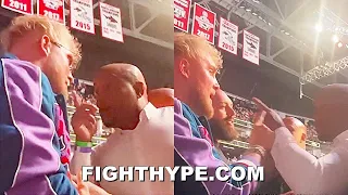 (NEW ANGLE) JAKE PAUL & DANIEL CORMIER HEATED CONFRONTATION UP CLOSE & PERSONAL