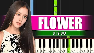 JISOO - FLOWER - Kolay Piyano Nasıl Çalınır