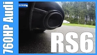 760 HP Audi RS6 MTM Clubsport 4.0 TFSI LOUD! Exhaust Sound